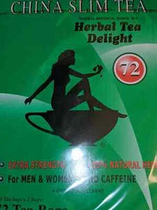 China Slim Tea Extra Stark Herbal Delight Tee 72 Beutel - Bild 1 von 1