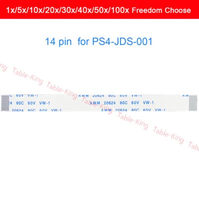 14 Pin Flex Cable Ribbon for Sony PS4 Controller  JDS-001 Power Charging Port - Image 1 of 4