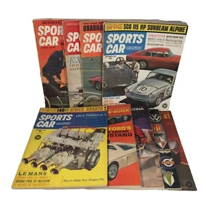 Sportwagen Grafik Konvolut 9 Zeitschriften 1962 bis 1963 Sunbeam Scarab Racing Vintage - Bild 1 von 11