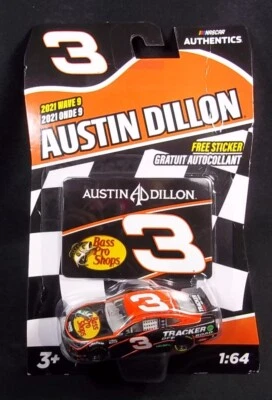 Bajo Nascar Authentics 2021 Wave 09 Austin Dillon Pro Shops #3 NUEVO Foto 1 de 3