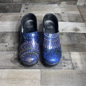 DANSKO  Patent Leather Nursing Clog Shoes EU 39 Womens 8.5-9 USA Colorful