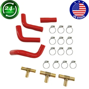 For BMW N63 Turbo Coolant Line Repair Hose Kit 550i 650i 750i F16 F10 X5 X6 50iX - Foto 1 di 6