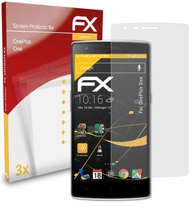 atFoliX 3x Screen Protection Film for OnePlus One matt&shockproof - Picture 1 of 8