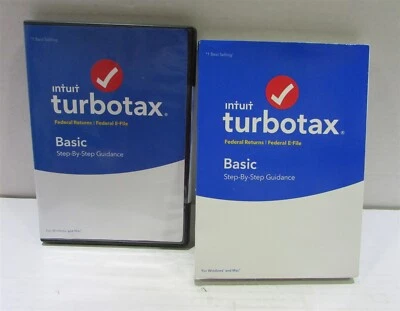 2018 Tax Year Turbo Tax Basic Federal Windows/Mac  - Image 1 of 2