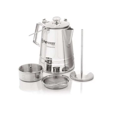 PETROMAX Perkolator "Perkomax" Edelstahl Lagerfeuer Kochstelle