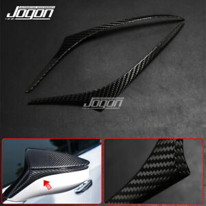 Real Carbon Side Rear View Mirror Strip Trim For Lexus LC RC F ES IS 2018- 2021