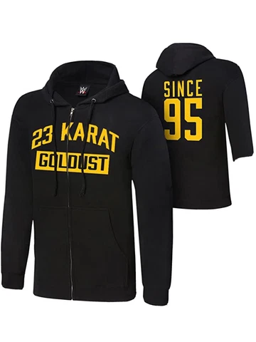 WWE Goldust Sweatshirt, 23 karat, Size XL, New WWE shop bag, Dustin Rhodes, AEW Cover