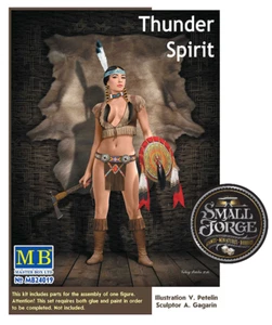 Master Box MB24019, Thunder Spirit. Pin Up Series Kit #11. Scale 1:24. NEW - Picture 1 of 9
