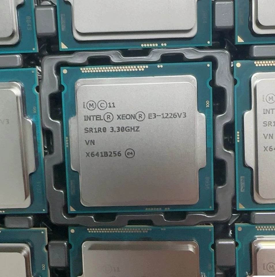 Intel Xeon E3-1226 V3 LGA-1150 CPU Processor 3.30 GHz 4-Core 8MB 84W GPU P4600 - Image 1 of 3