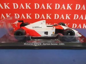 Die cast 1/24 Modellino Auto F1 Mclaren MP4/6 1991 A. Senna - Foto 1 di 6