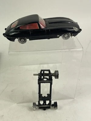 COCHE SLOT JAGUAR XKE NEGRO VINTAGE AÑOS 60 STROMBECKER 1/32 y chasis Xtra Foto 1 de 4