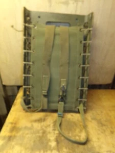 WWII 1944 US Military Army American Seating Co. Green Back Pack Board WW2 - Picture 1 of 3