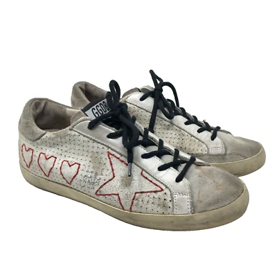 Golden Goose Deluxe Brand Superstar Stitched Sneakers Womens 38 7.5 Comfort - Image 1 of 4