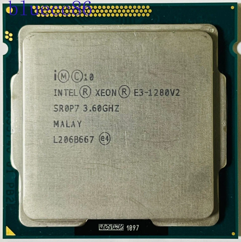Intel Xeon E3-1280 V2 SR0P7 LGA1155 3.6GHz 4-Core 8MB CPU Processors - Image 1 of 1