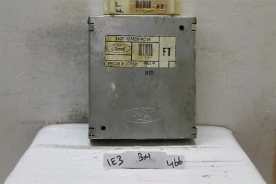 Unidad de control del motor E43F12A650AC1A Ford F-150 1984-1985 módulo ECU 466 1E3 B1 Foto 1 de 4