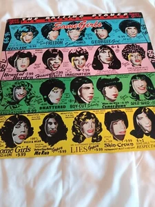 Original 1978 Vinyl LP Rolling Stones "Banned"Celebrity Cover Some Girls Die Cut - Imagen 1 de 8