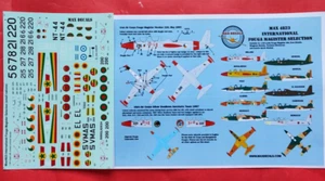FOUGA MAGISTER - Decals 1/48 - Picture 1 of 4