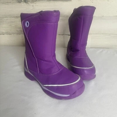 Lands’ End Youth Size 5 Purple Snow Boots- EUC! - Image 1 of 4