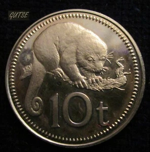 *GUTSE* PAPÚA NUEVA GUINEA, 10 TOEA 1975, CUSCÚS MANCHADO, PROOF. - Imagen 1 de 2