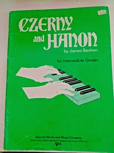 Vintage Piano Music Book Czerny and Hanon for Intermediate Grades - Bastien 1970 - Picture 1 of 6