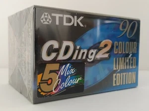 TDK CDing 2 II 90/5ER-PACK / LIMITIERTE EDITION / Chrom Leer Audio Kassetten Bänder - Bild 1 von 8