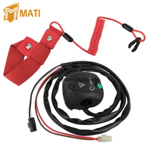 Handlebar Start Stop Switch w/Lanyard for Yamaha WaveRaider/WaveVenture 700 760 - Picture 1 of 11