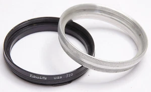 Ednalite #723 Bayonet Series VII 7 Step-Up Adapter + Retainer - USED Good E03L - Picture 1 of 3