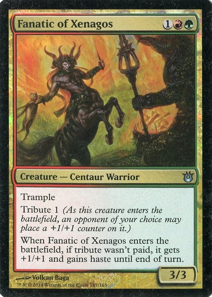 MTG - Born of the Gods - Fanatic of Xenagos - Foil - NM - Image 1 of 1