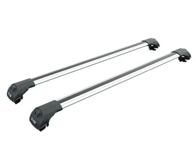 For Hyundai Santa Fe 2024-Up Roof Rack Cross Bars Raised Rail Alu Silver - Image 1 of 4