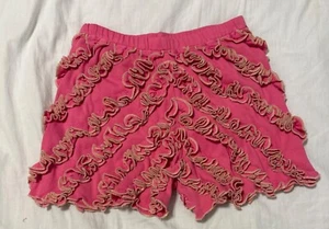 Lemon Loves Lime Shorts Pink Ruffled Girls Size 8 - Picture 1 of 2