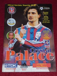 Programm - Crystal Palace v Derby - 18. April 1998 - Bild 1 von 1