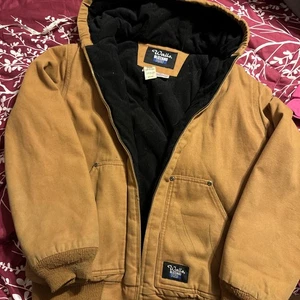 WALLS Blizzard Pruf Youth Canvas Duck Jacket Hooded Size XL 16/18. Reißverschluss defekt - Bild 1 von 9