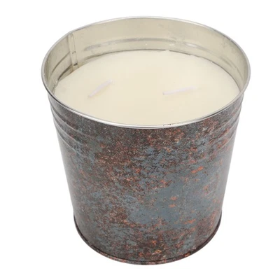 Bucket Candle 3 Wicks Smokeless Natural Smell Citronella Candles For Courtyar UK - Image 1 of 4