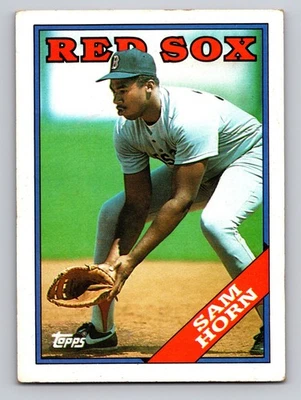 1988 Topps - Sam Horn #377 (RC) - Image 1 of 2