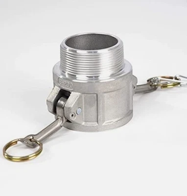 2" 2 pulgadas Tipo B Camlock hembra a macho NPT acero inoxidable SS 304 montaje de manguera Foto 1 de 4