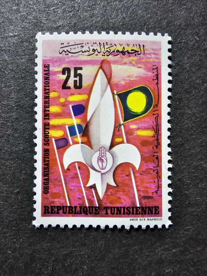 Stamp Tunisia Scout Organization No. 755 New * Mh 1973 - Image 1 of 1