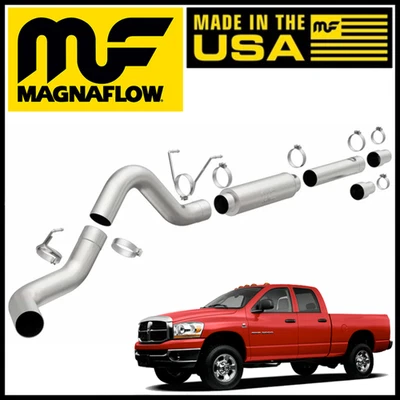 MagnaFlow Pro 5" Cat-Back Exhaust Kit fit 03-07 Ram 2500 3500 Crew/Ext Crew 5.9L - Image 1 of 4