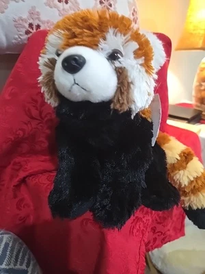 Wild Republic Red Panda Ecokins Plush 12" Stuffed Animal Toy Orange Black A3 - Image 1 of 4