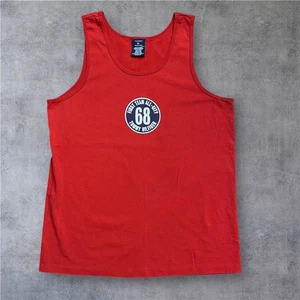 Tommy Hilfiger Vintage Y2K First Team All City Red Tank Top Herren Gr. Medium - Bild 1 von 7