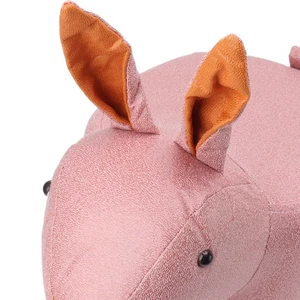 (Pink )Cute Animal Footstool With Soft Padded Cushion And Prevent Slip AM - Picture 1 of 24