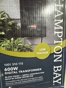 Hampton Bay Low Voltage 600-Watt Landscape Digital Transformer - Picture 1 of 6