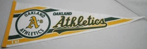 Vintage Oakland A’s Athletics Filz Wimpel - Bild 1 von 5