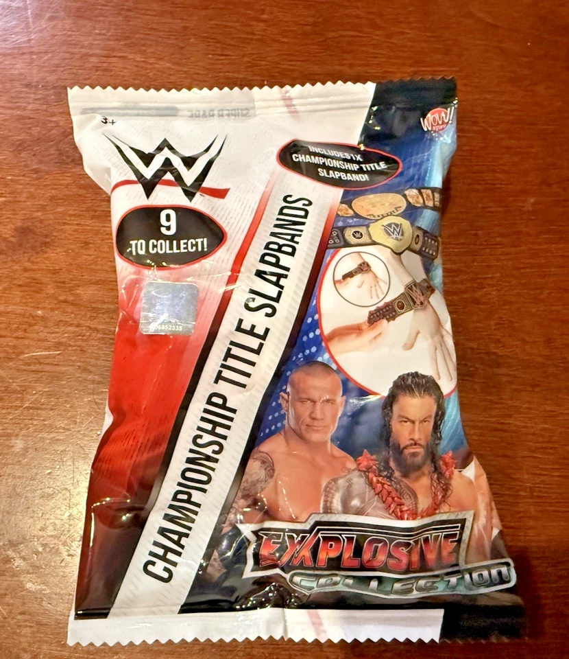 WWE Slap Band Series 2 - Blind bag unopened - 9 to collect - hot item
