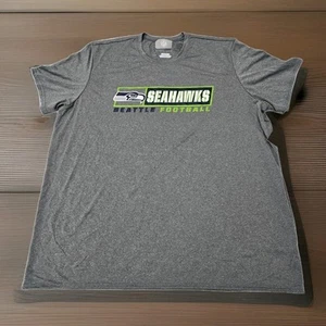 NFL Seattle Seahawks Gris Atletismo Rendimiento Camisa Hombres 2XL NUEVO CON ETIQUETAS  - Imagen 1 de 8