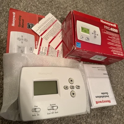 Honeywell PRO 4000 5-2 Días Termostato Programable (TH4110D1007) Nuevo Caja Abierta Foto 1 de 4