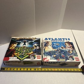 INCOMPLETE Lego Minotaurus Board Game #3841 & Lego&rsquo;s Atlantis Treasure # 3851 !