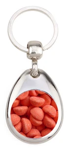 Fraises Tagada - Porte clé en métal - Imagen 1 de 4