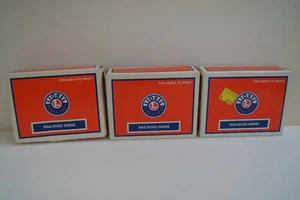 Lionel 6-81064 Construction Zone Signs #2 O 027  6 Sign SET NEW IN BOX - Picture 1 of 2