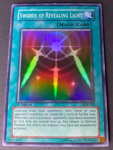 Swords of Revealing Light LOB-101 1st Edition Asian English YuGiOh - Picture 1 of 2