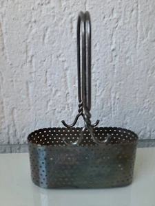 schöne , alte Henkel-Schale , 835 Silber - Bild 1 von 7